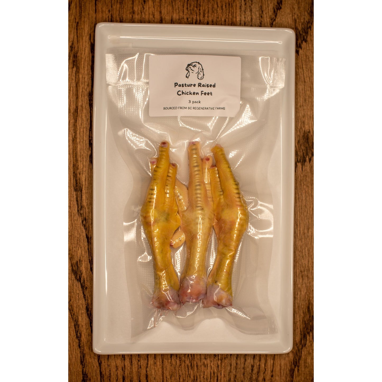 Raw Pasture Raised Chicken Feet